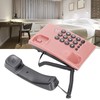 Fdit Corded Desk Telephone, Multicoloured Landline Phone with Two Magnetic