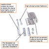 Stainless Steel 2.5" Butt Joint Exhaust Clamp (2Pcs)