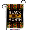 Cause Celebrate Black History Month Garden House Flags Set Support