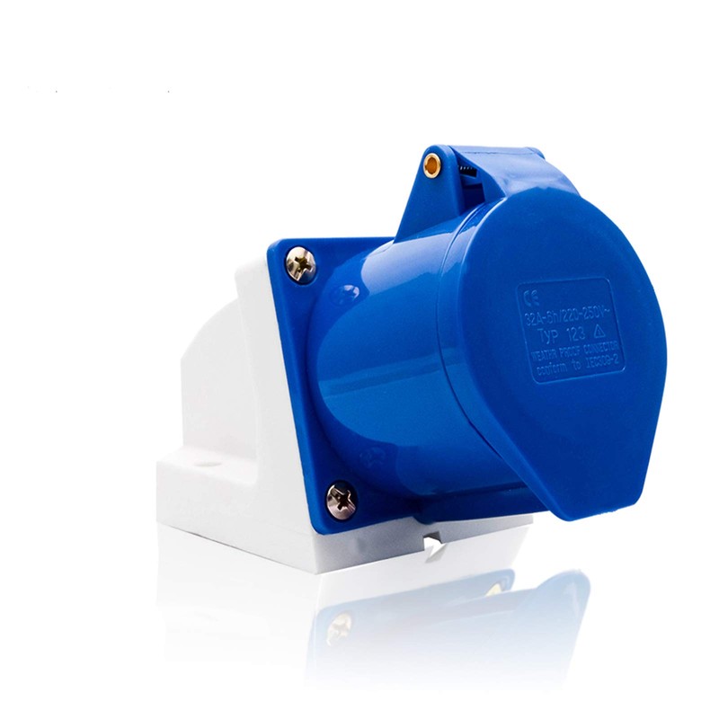 3 PIN Industrial Field Plug Socket, IP44 16A / 32A