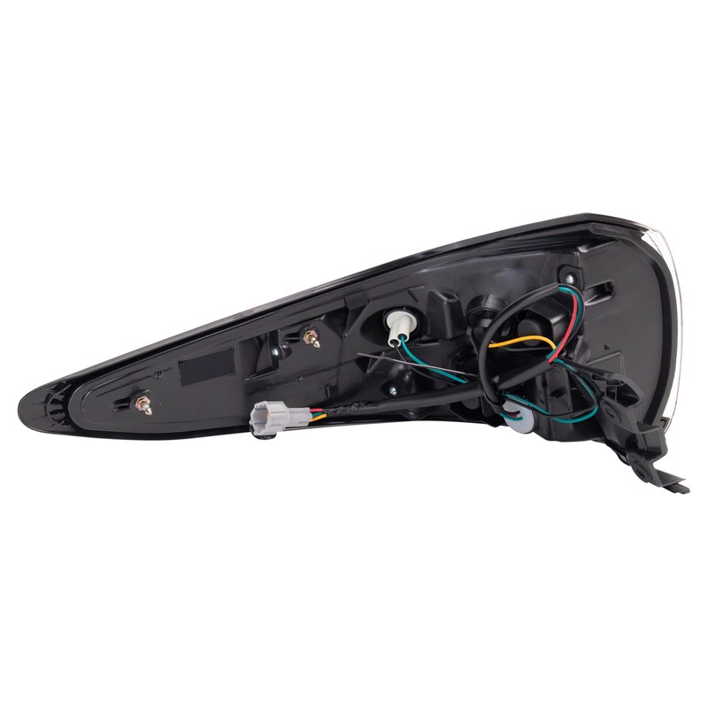 TRQ Passenger Side Outer Tail Light Assembly Compatible with 2015-2018