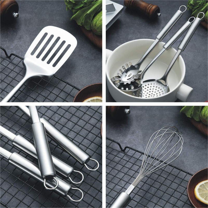 Berglander Cooking Utensil Set 13 Piece Stainless Steel Kitchen Tool