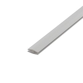 Outwater Plastic H Channel Fits Material 1/16 Inch Thick White Rigid PVC Divider Moulding 46 Inch Length (Pack of 2)