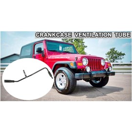 Tubo de ventilación del cárter 4854265 para colector de admisión, manguera de tubo de ventilación del cárter para Jeep Wrangler TJ 4.0L, Jeep Grand Cherokee XJ 4.0L 1996-2001 1996-2001