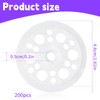 Pack of 200 Plastic Washers 46 mm Insulation Plates Plastic