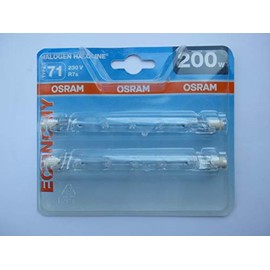 Twin Pack Osram Linear Halogen 200 W R7s – 118 mm