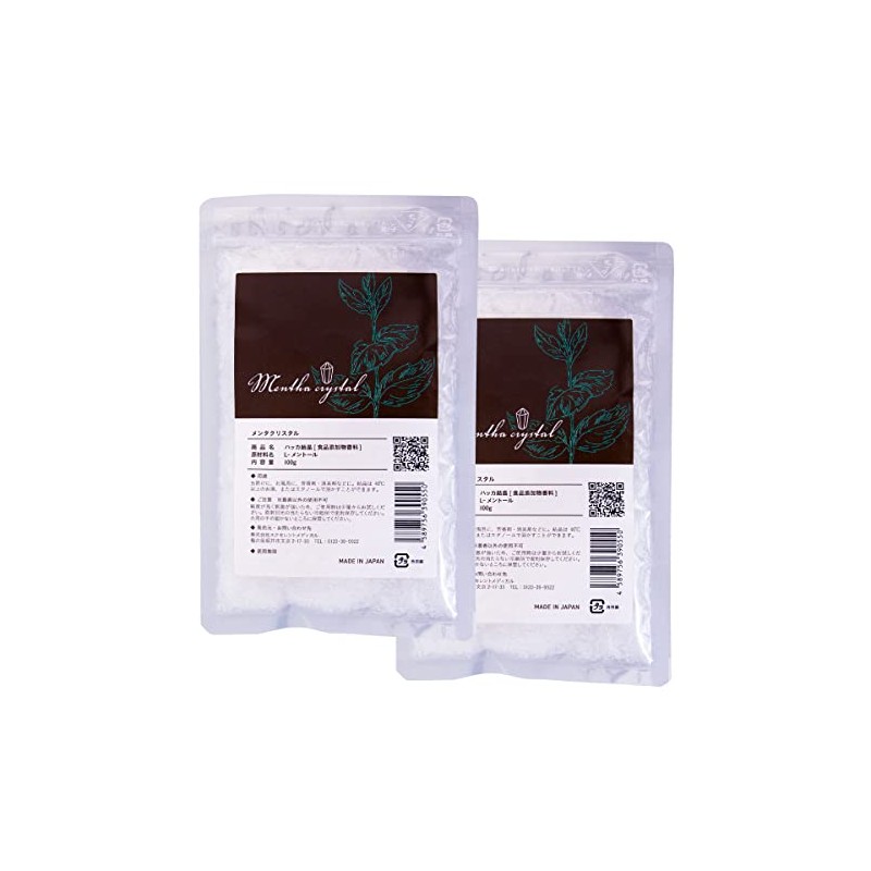 Minka Crystal Natural L-Menthol, High Purity, 3.5 oz (100 g),
