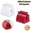 2 Pcs Rolling Tube Toothpaste Squeezer, ABS Toothpaste Seat Holder