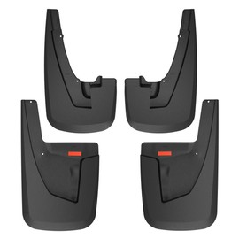 Husky Liners — Front & Rear Mud Guards | Fits 2021-2024 Ford F-150 (Excludes Raptor Models), Front and Rear - Black, 4 Pc. | 58526 - Black, 4 Pc | 58526