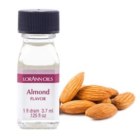 LorAnn Almond SS Flavor, 1 dram bottle (.0125 fl oz - 3.7ml - 1 teaspoon)