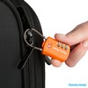 4 Pack TSA Approved Travel Combination Cable Luggage Locks for