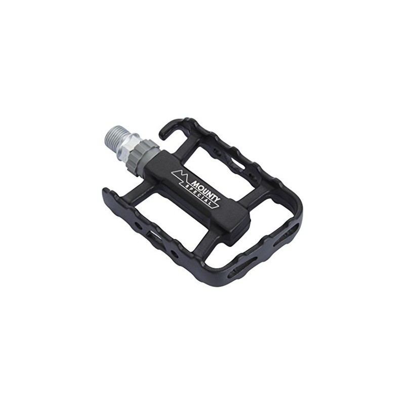 MOUNTY, Pedals for bicycles, Black (Schwarz-Standard