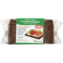 Delba Bread Pumpernickel - 16.75 OZ (Pack of 2)