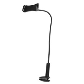 LALAFINA Lazy Arm Gooseneck Phone Holder Adjustable Stand with Long Clamp for Bed Desk Compatible with All Cellphones Compact Lightweight for Easy Use