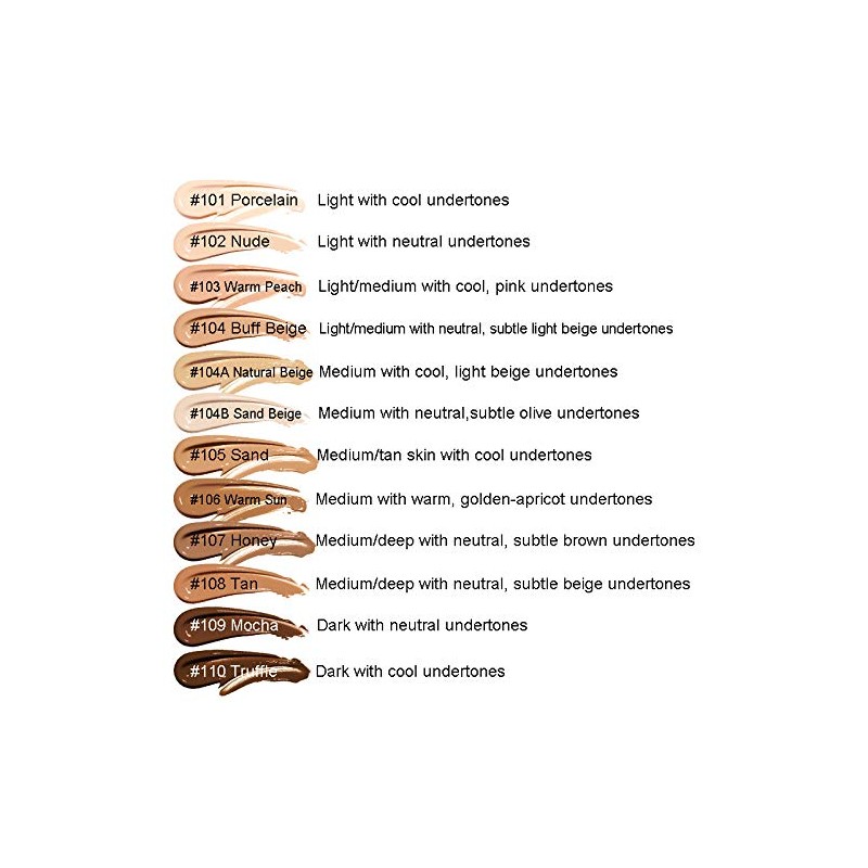 AQUAPURITY PHOERA Full Coverage Foundation New Formula Waterproof Long Lasting