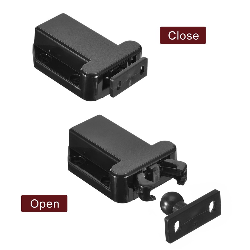 sourcing map Push Latch Touch Latch 4Pcs Push to Open