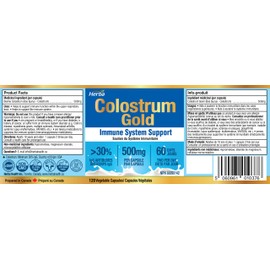 Herba Herba Colostrum Supplements 500mg 30% IgG - 120 Capsules | Grass Fed | Rich in Lactoferrinand Immunoglobulins | Highest IgG | Bovine Colostrum Capsules | Immune System Support