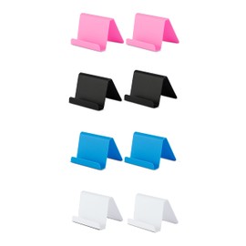 OFXDD Cell Phone Stand for Desk 8 Pcs - Plastic Cell Phone Holder Desk - Portable Phone Stand - Travel Phone Stand, Universal