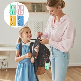 4Pcs Mini To Do List Checklist Board,Daily Schedule Chores Chart with Keychain for Baby Kids School Bag Pendant Detachable Daily Task Planning Pad with List Cards Stickers for Kids ADHD Tools for Kids