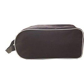 BOOT BAG FOOTBALL RUGBY TOILETRY SPORTS SCHOOL TRAVEL SHOE BAG (Black)