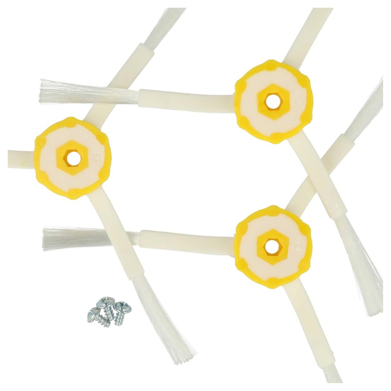 vhbw 3 x Side Brushes Compatible with iRobot Roomba 500
