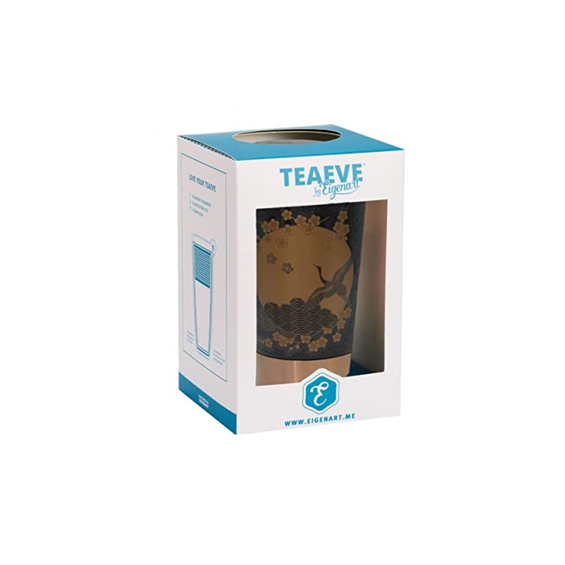 Eigenart TEAEVE Tea Cup with Strainer and Lid Komorebi Anthracite