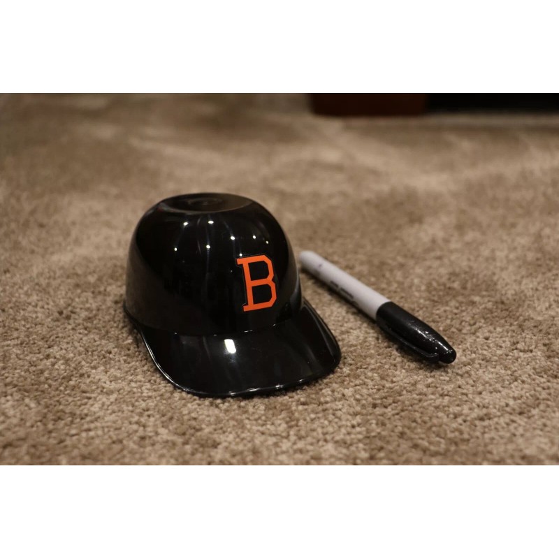 1963 Baltimore Orioles "B" Custom Stadium Ice Cream Helmet Sundae