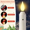 Yungyan 12 Sets Christmas Window Candles with Dusk to Dawn,