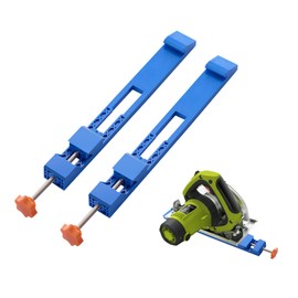 Wshxjzyay 2 Pack Adjustable Cutting Machine Base Guide, Circular Saw Milling Position Clamp, Electric Circular Saw Milling Positioning Clamp, Specially Designed for Precision Cutting and Milling Tasks