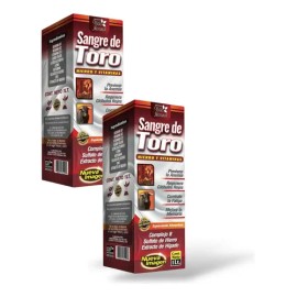 2pack Sangre De Toro Tónico 1lt Hierro Y Vitaminas,complejob Sabor Sin Sabor Vida Natural                                                             