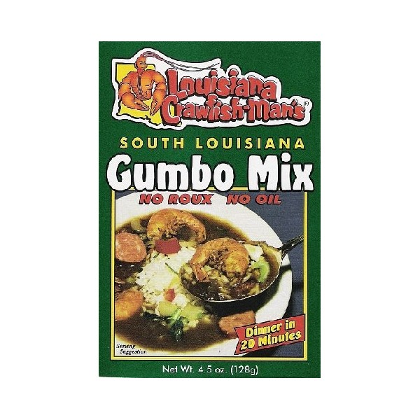 Louisiana Crawfish-Man's Gumbo Mix 4.5oz