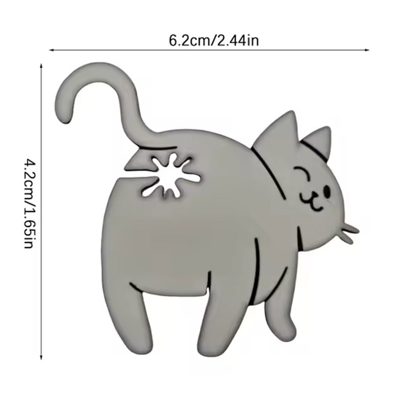 Funny Cat Butt Bread Clip - 3D Printed Bag Clip
