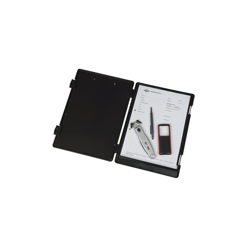 WEDO 575001 Clipboard (A4) with Storage Compartment for Forms, Calculators