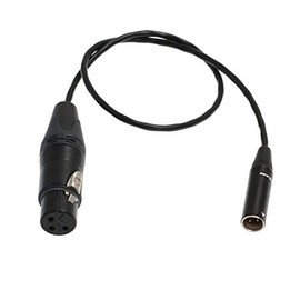 BMPCC Camera Audio Cable TA3M to XLR 3 Pin Microphone for Blackmagic Design Pocket Cinema Camera 4K (80cm)