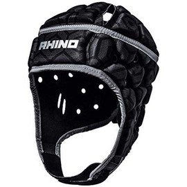 Rhino Unisex K-rey-rrp220mb Rhino Pro Rugby Headguard Senior Black Medium, Black, M UK