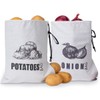 TOGETRUE Potato Onion Storage Bag, Fabric Onion and Potatoes Storage