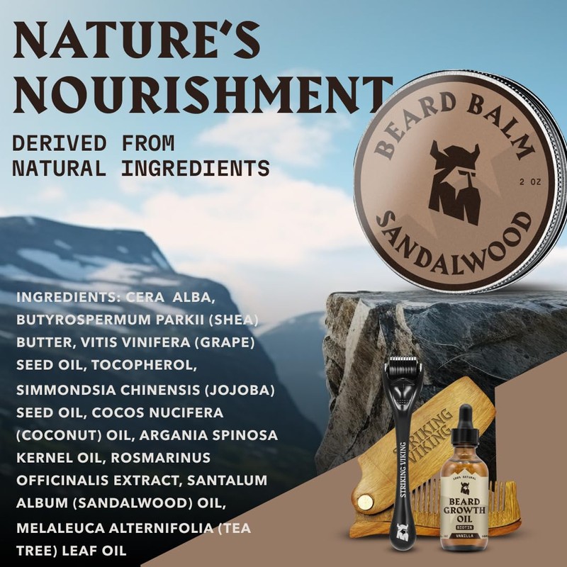 Striking Viking Beard Balm for Men - Leave in Beard