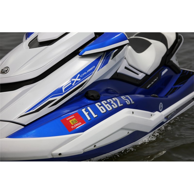 Hardline Products Series USA 800 Boat Registration Number Kit –