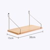 WXVOVXW Wall Shelf No Scratch Wall Shelf Open Shelf Wall
