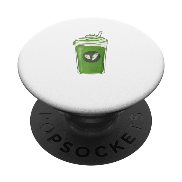 Matcha Ice Cream Latte Frappe Summer PopSockets with Interchangeable PopGrip