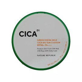 Nature Republic 네이처리퍼블릭 그린더마 마일드 시카 빅 선쿠션 Nature Republic Greenderm Mild Cica Big Concealer Cushion