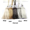 HedongHexi Curtain Tiebacks with Tassel, Outdoor Elegant Decorative Curtain Holdback,Modern