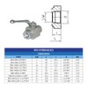 MHA-Zentgraf German Carbon Steel High Pressure Ball Valve, 1/2” NPT