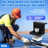 Pack of 8 Solar Panel Bracket End Clamp, 30 mm