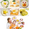 Stainless Steel Egg Shaper Cooking Kitchen Tools Pancake Mold, 6Pcs