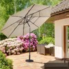 Yaheetech 3-Tier Patio Umbrella 10ft Vented Outdoor Canopy Sun Shade