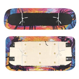 FUIALDOLG Colorful Cloud Sunset Golf Cart Seat Covers Anti-Scratch Golf Cart Front + Rear Seat Cover Set Cool in Summer and Warm in Winter for EZGO TXT Ordinary Seat