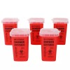 Sharp 샤프 폐기 용기 5팩 1쿼터 바늘 Sharp Disposable Container