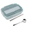 Lunch Box 4 Compartments Design 304 Stainless Steel Matching Tableware
