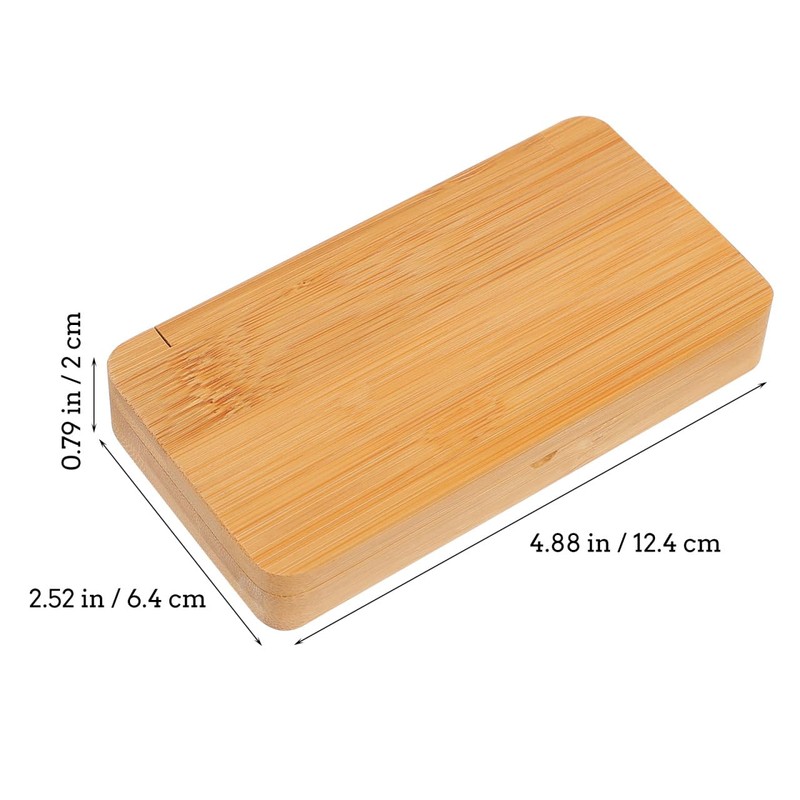 Healeved Sandalwood Incense Stick Box Portable Storage Container with Craftsmanship